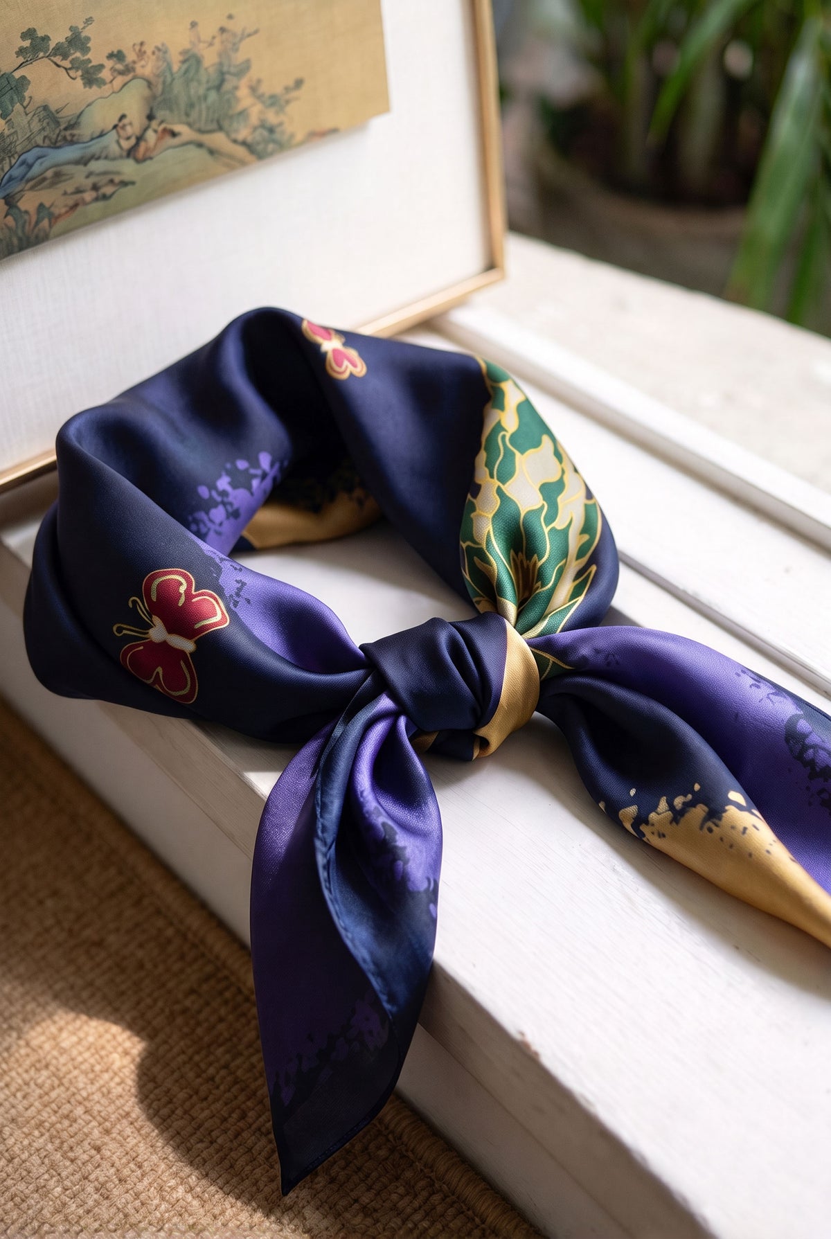 Dark Fairytale Silk Scarf