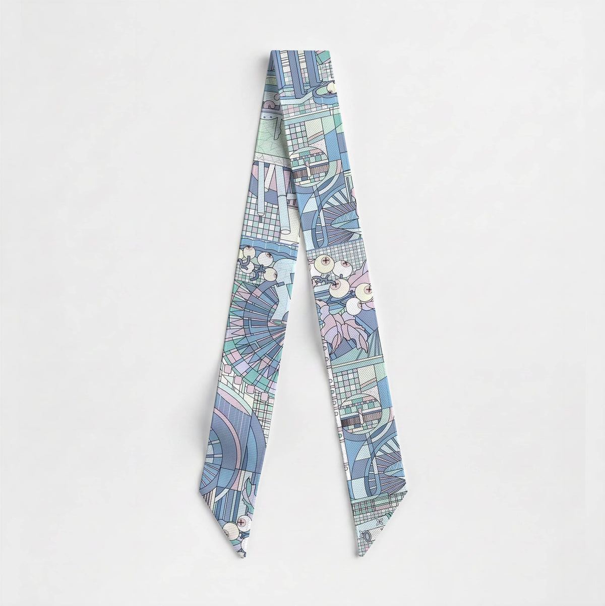 Geometric Interlude Silk Ribbon