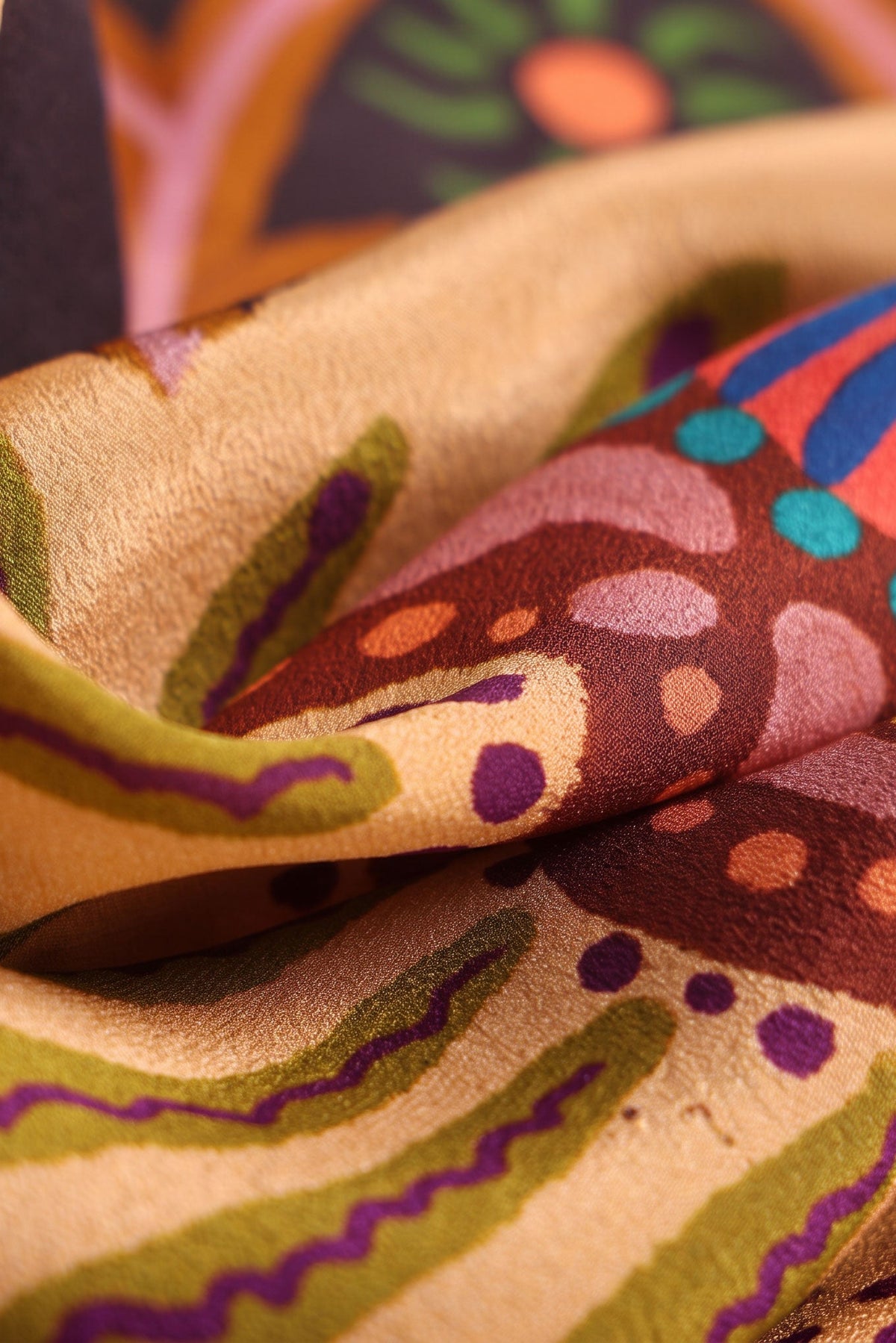 Mandala Vision Silk Scarf