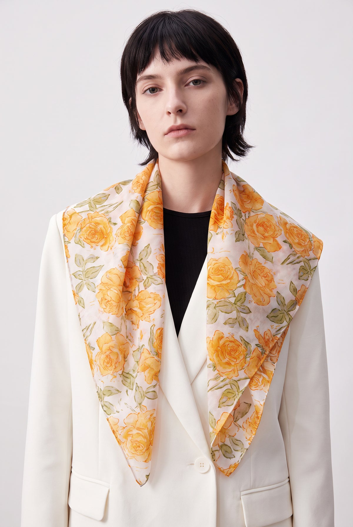 Endless Tenderness silk Twill scarf