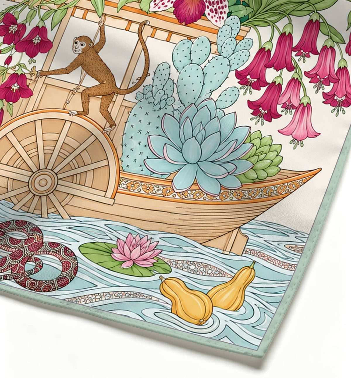 Petal Ferry Silk Scarf